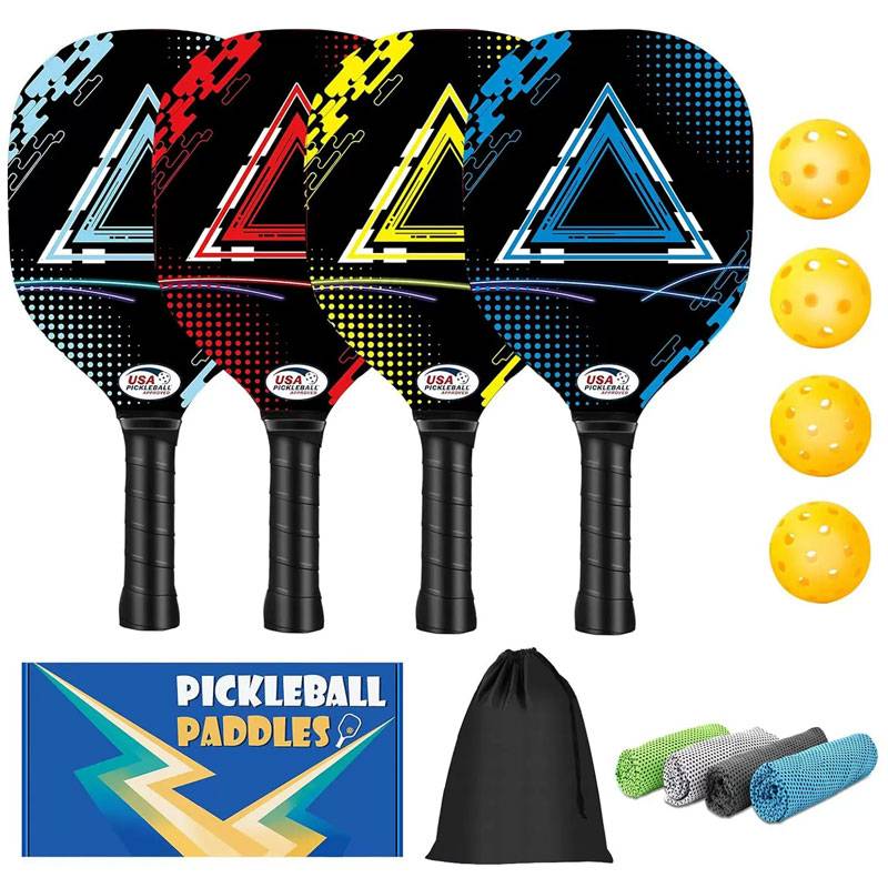 Value set [Four rackets] -Pest four balls-gifts for storage bag-Gift four sweat towel-gift boxes